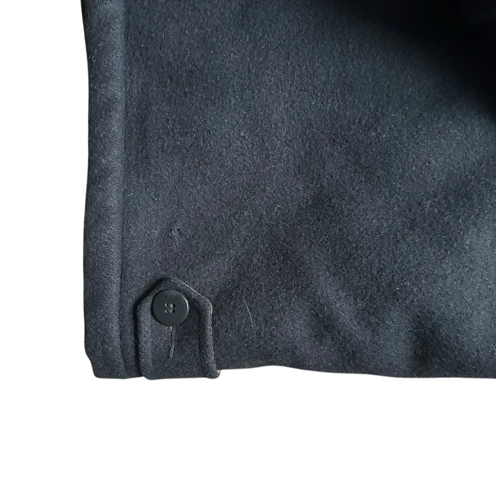 Aberdeen men’s recycled wool black jacket, size medium. - Picture 6 of 11